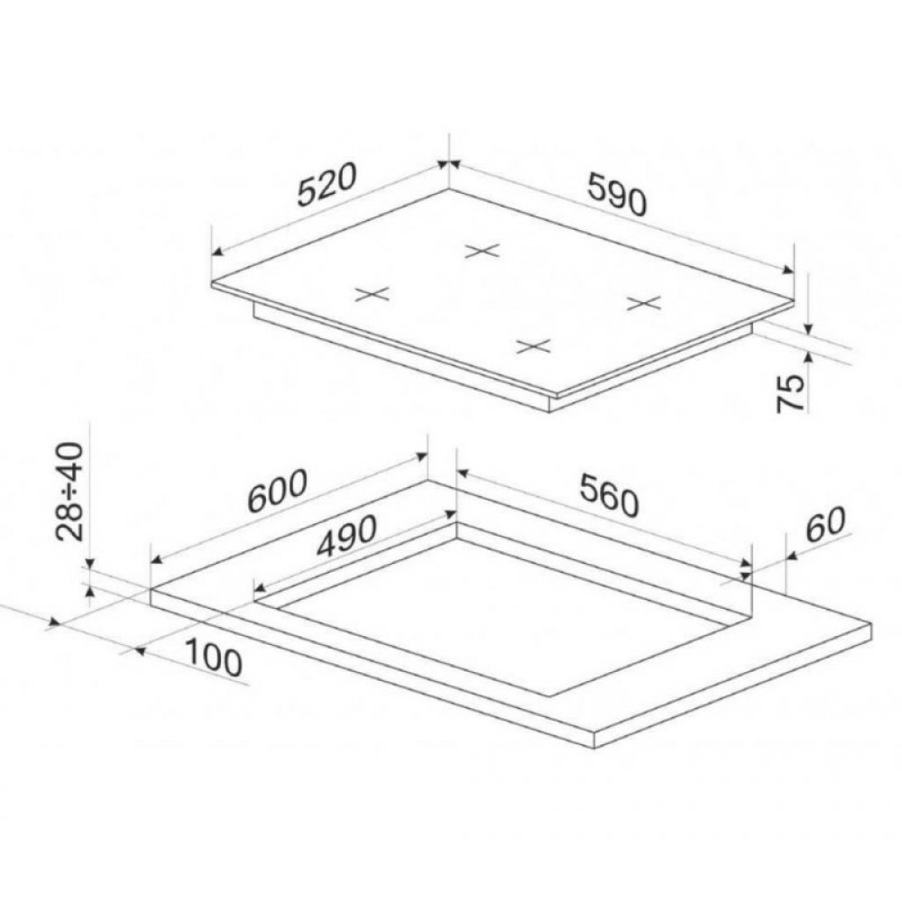 Варочная поверхность Hansa BHKW630590
