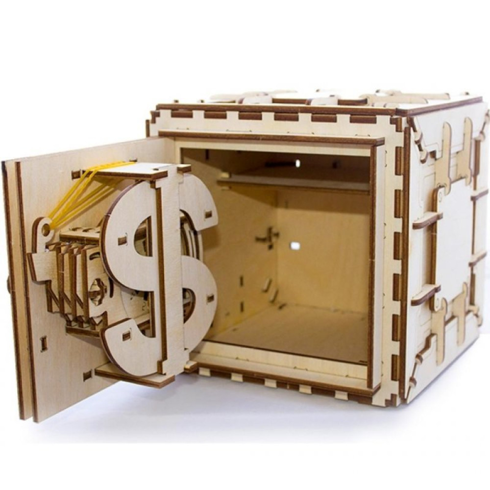 Конструктор Ugears механический Сейф (70011) Конструктор Ugears механический Сейф (70011)