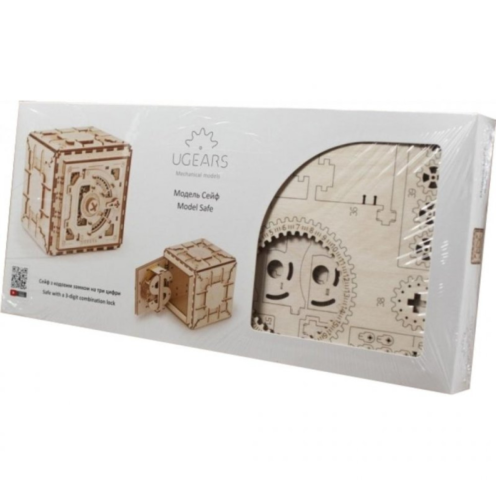 Конструктор Ugears механический Сейф (70011) Конструктор Ugears механический Сейф (70011)