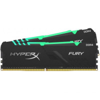 Модуль пам'яті для комп'ютера DDR4 64GB (2x32GB) 2666 MHz HyperX Fury RGB Kingston Fury (ex.HyperX) (HX426C16FB3AK2/64)