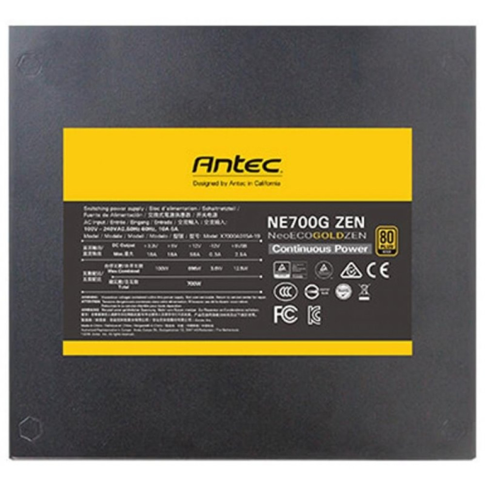 Блок живлення Antec 700W NE700G Zen EC (0-761345-11688-6)