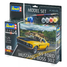 Сборная модель Revell Набор автомобиль Форд Мустанг Босс 302 1969. Масштаб 1:25 (RVL-67025) Сборная модель Revell Набор автомобиль Форд Мустанг Босс 302 1969. Масштаб 1:25 (RVL-67025)