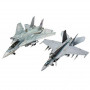 Сборная модель Revell Истребители F-14 и F/A-18E из фильма Top Gun. Масштаб 1:72 (RVL-05677)