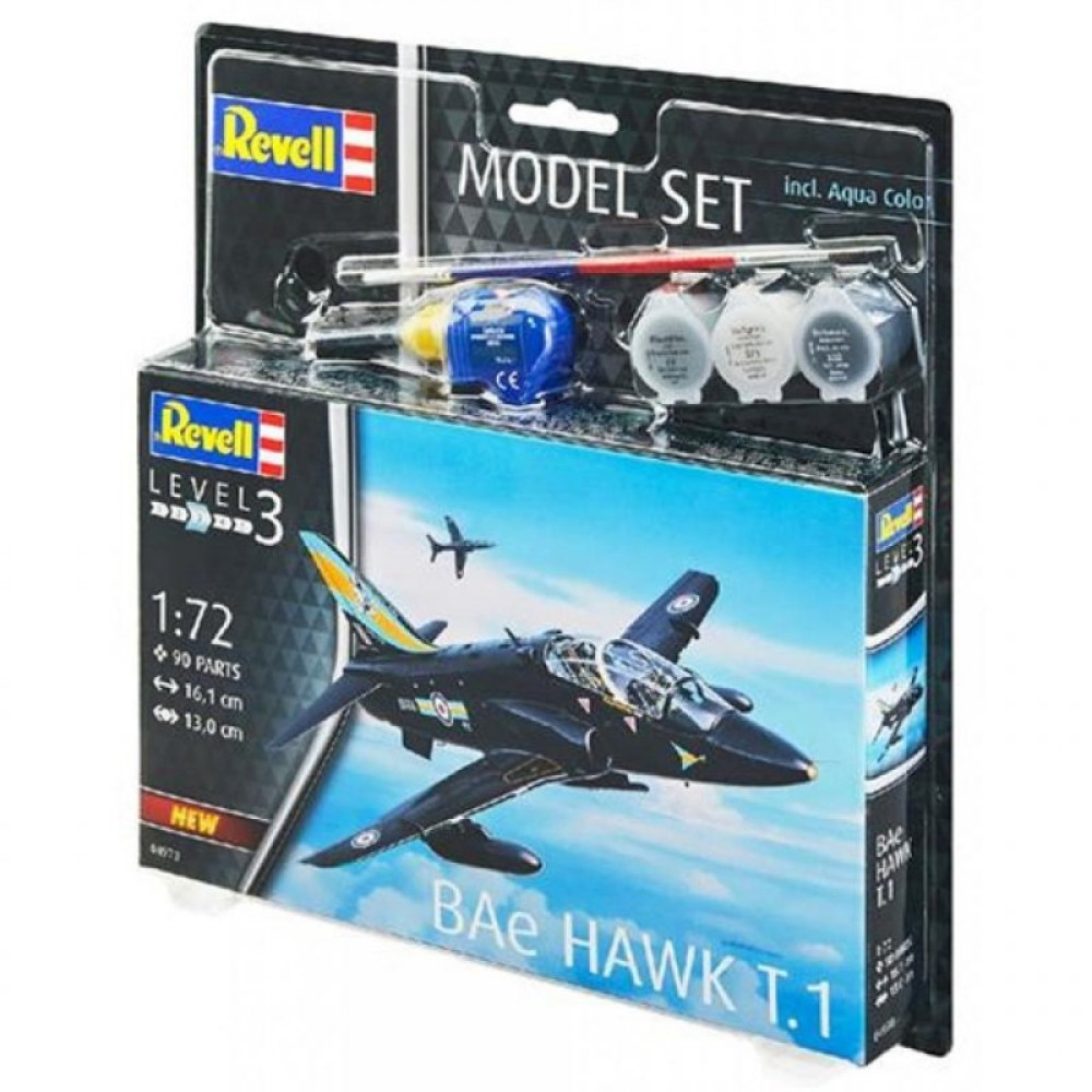 Сборная модель Revell Набор легкий штурмовик Сиддли "Хок" T.1. 1:72 (RVL-64970) Сборная модель Revell Набор легкий штурмовик Сиддли "Хок" T.1. 1:72 (RVL-64970)