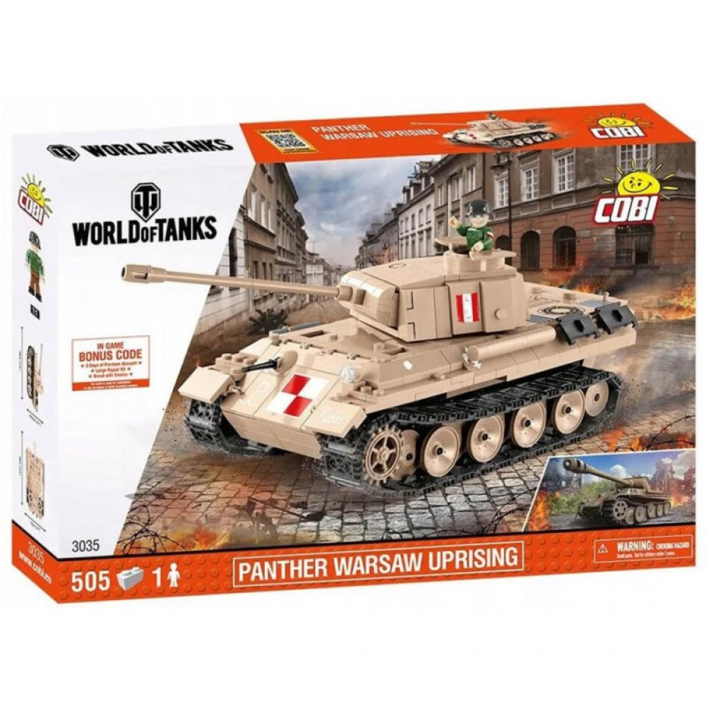 Конструктор Cobi World Of Tanks Пантера 510 деталей (COBI-3035)