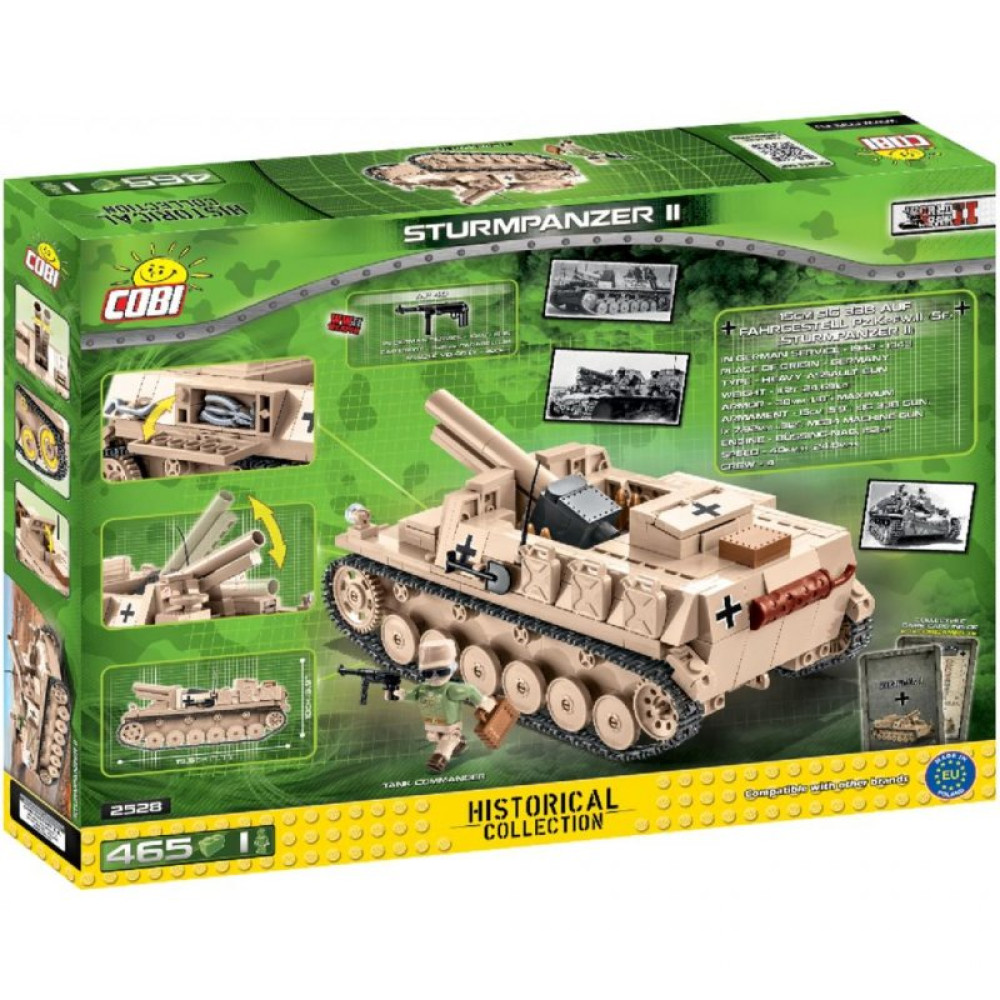 Конструктор Cobi САУ Штурмпанцер II Бизон 465 деталей (COBI-2528)