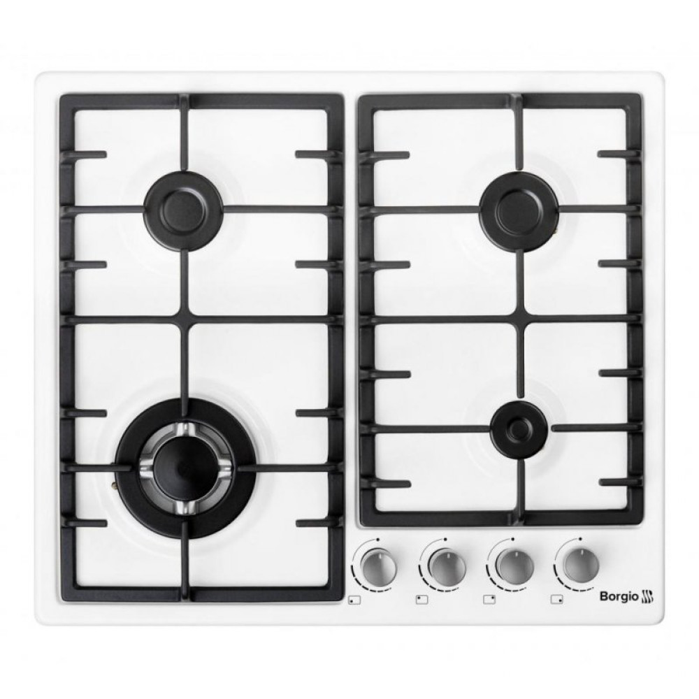 Варочная поверхность Borgio 6942-15 white Enamelled