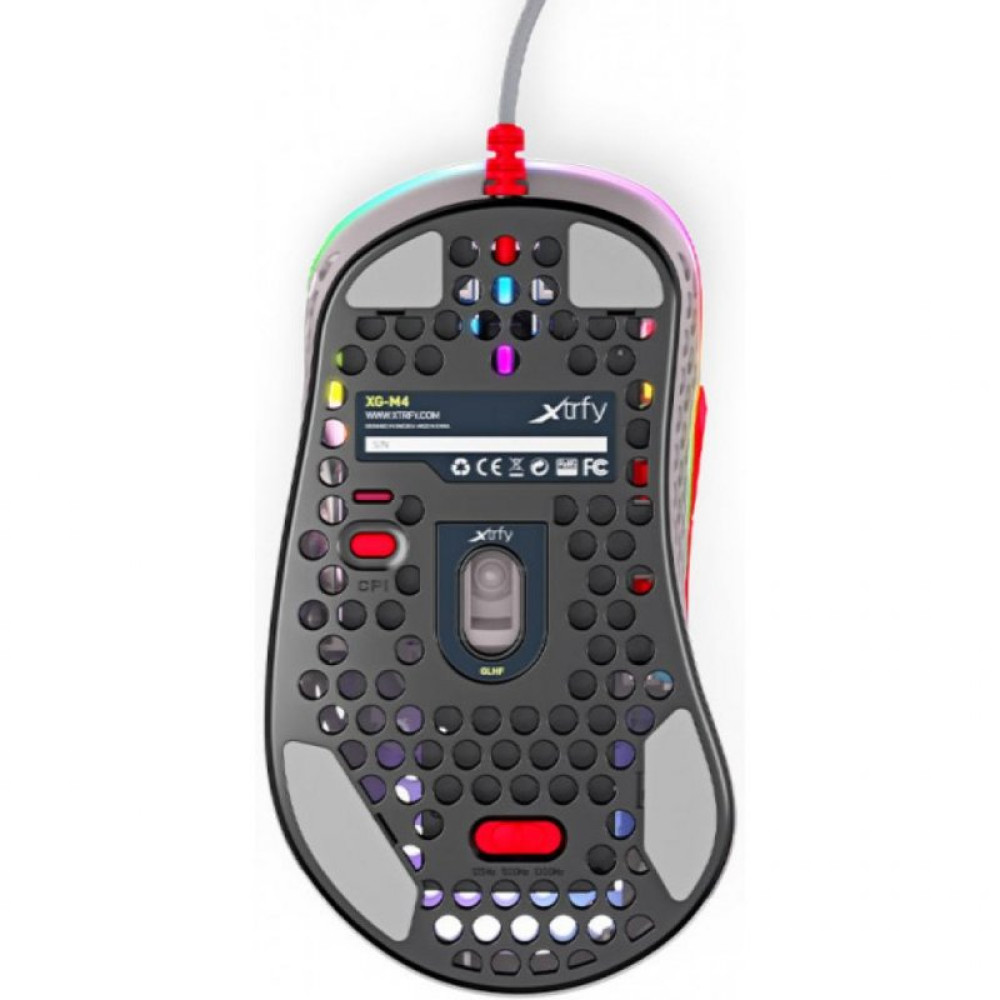 Мышка Xtrfy M4 RGB Retro Grey (XG-M4-RGB-RETRO)