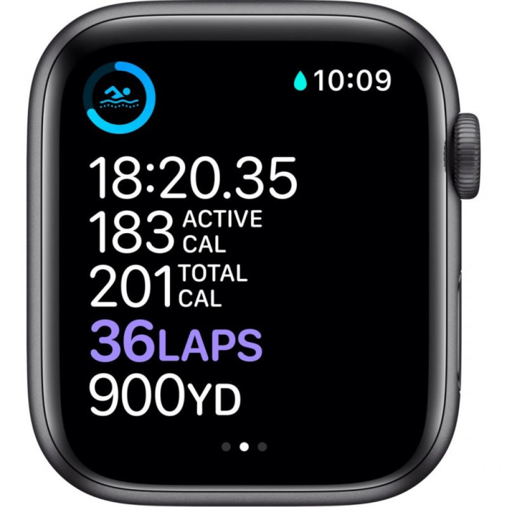 Смарт-часы Apple Watch Series 6 GPS, 44mm Space Gray Aluminium Case with Blac (M00H3UL/A)