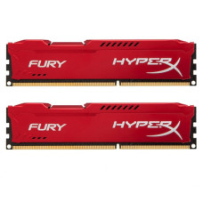Модуль памяти для компьютера DDR3 16Gb (2x8GB) 1866 MHz HyperX Fury Red Kingston Fury (ex.HyperX) (HX318C10FRK2/16)