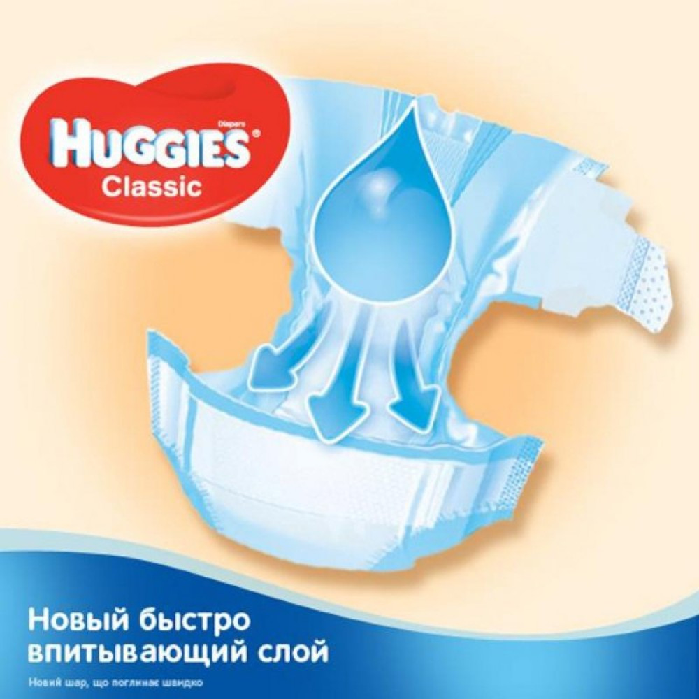 Підгузок Huggies Classic 5 (11-25 кг) Small 11 шт (5029053543161)
