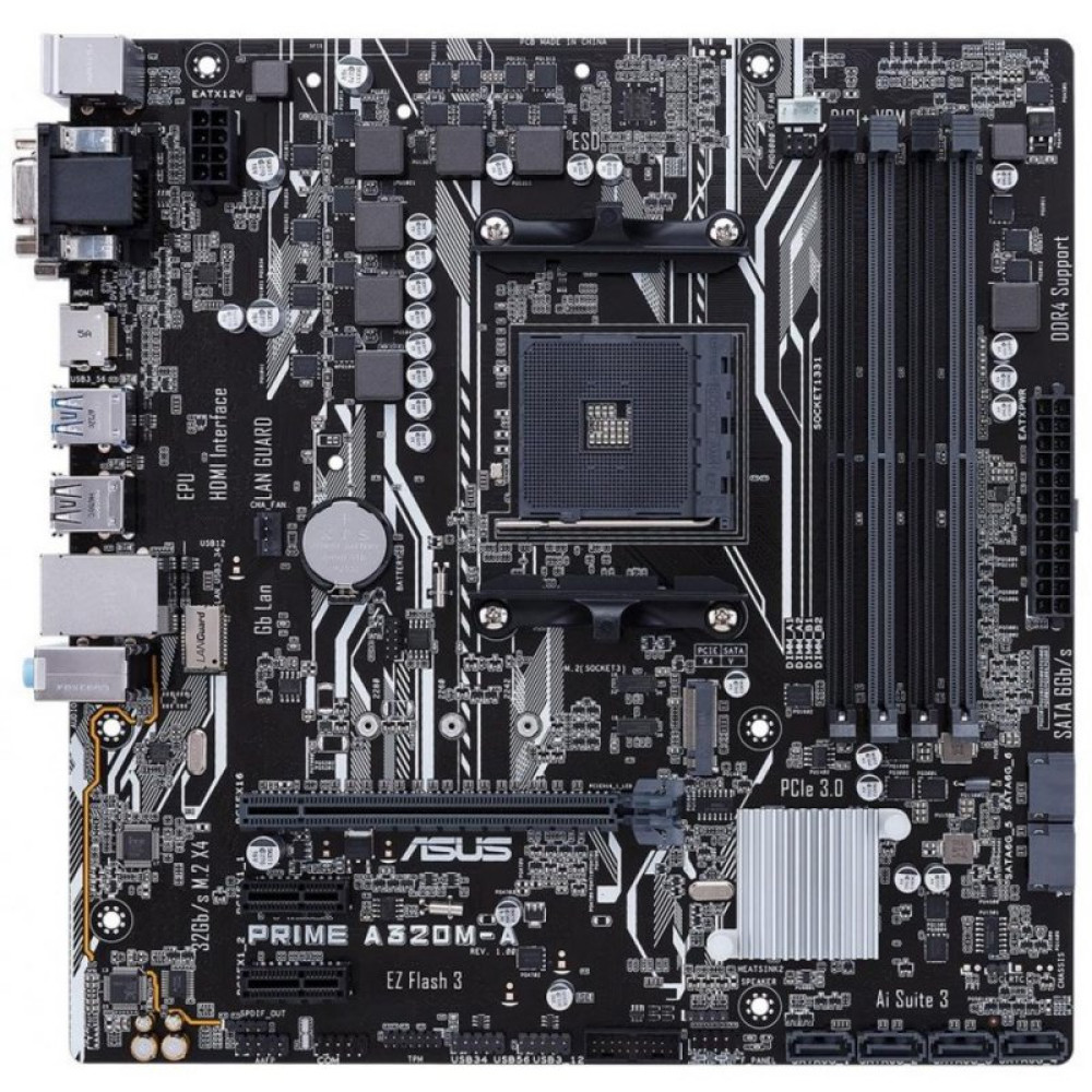 Материнська плата ASUS PRIME A320M-A
