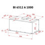 Витяжка кухонна Perfelli BI 6512 A 1000 IV LED