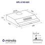 Витяжка кухонна Minola HPL 6140 BL 630