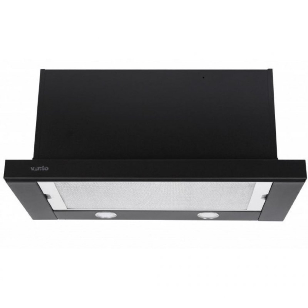 Вытяжка кухонная VENTOLUX GARDA 60 BK (1100) SMD LED
