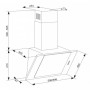 Витяжка кухонна Eleyus Titan A 1200 LED SMD 60 WH