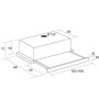 Витяжка кухонна Borgio Slim (TR) 50 white