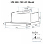 Вытяжка кухонная MINOLA HTL 6234 BL 700 LED GLASS