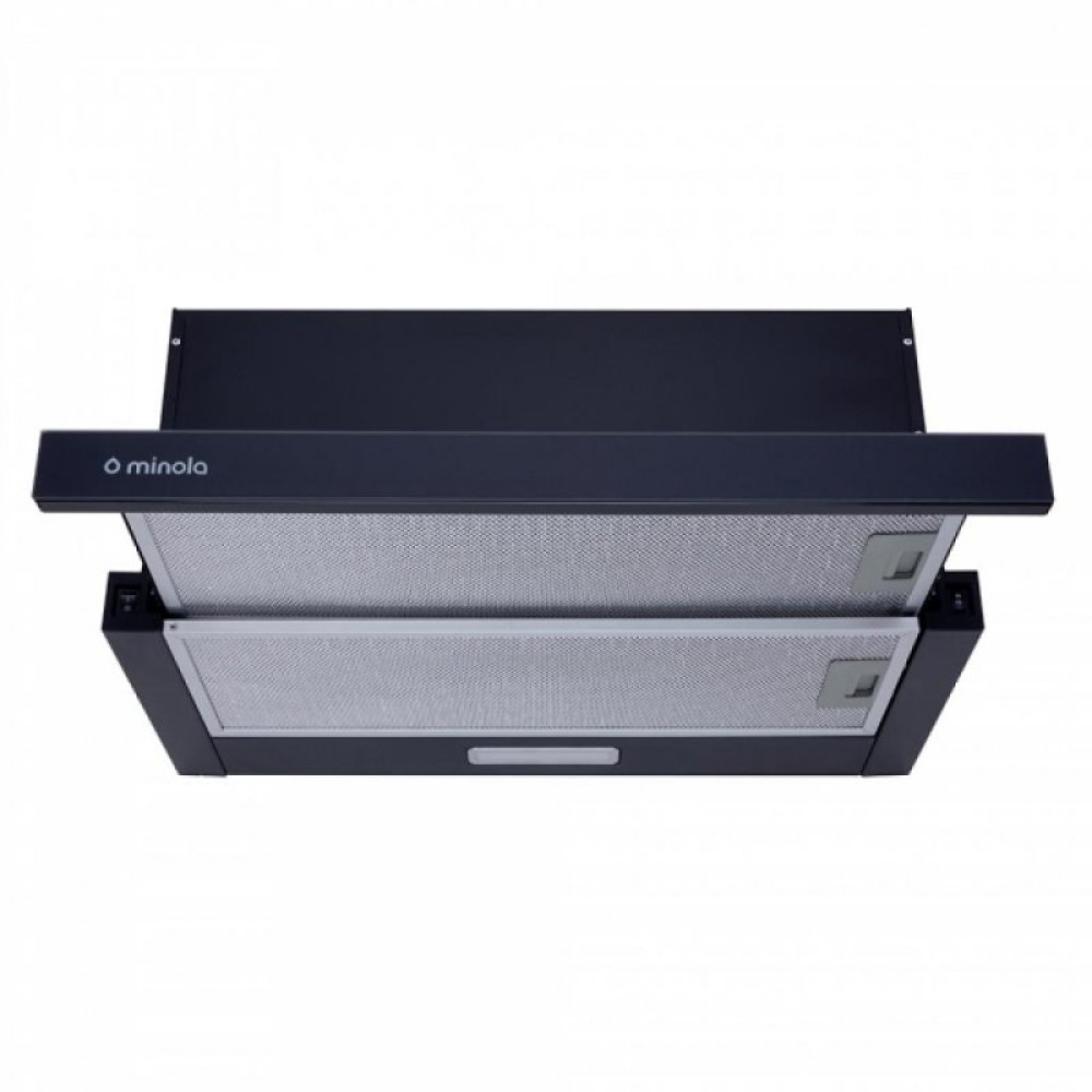 Вытяжка кухонная MINOLA HTL 6734 BL 1100 LED GLASS