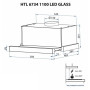 Вытяжка кухонная MINOLA HTL 6734 BL 1100 LED GLASS