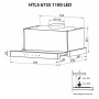 Вытяжка кухонная MINOLA HTLS 6735 WH 1100 LED