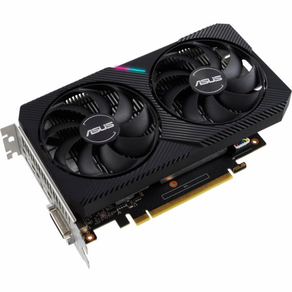 Відеокарта ASUS GeForce GTX1650 4096Mb DUAL OC D6 MINI (DUAL-GTX1650-O4GD6-MINI)