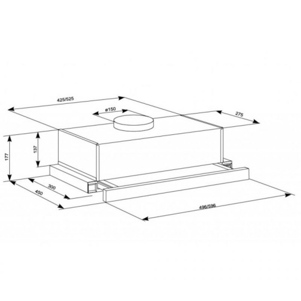 Витяжка кухонна Eleyus BREEZE 700 60 IS