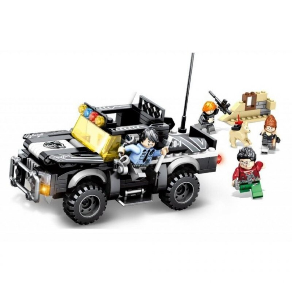 Конструктор Jvtoy Чудове місто: Поліцейський джип (24009)