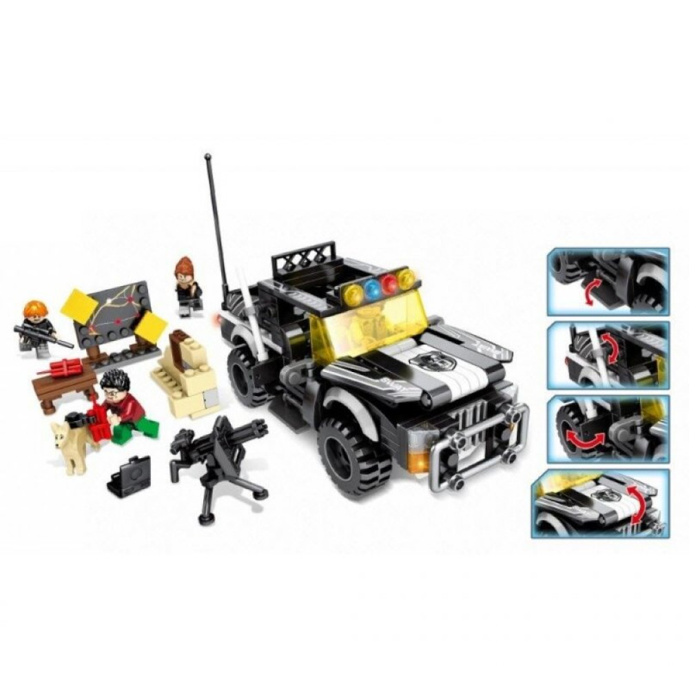 Конструктор Jvtoy Чудове місто: Поліцейський джип (24009)