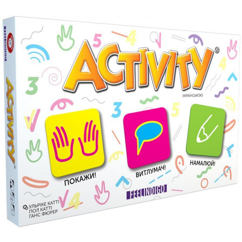 Настольная игра Feelindigo Активити (укр) (FI19029) Настольная игра Feelindigo Активити (укр) (FI19029)