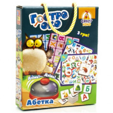 Настольная игра Vladi Toys Зоркий глаз Азбука (укр) (VT8010-14) Настольная игра Vladi Toys Зоркий глаз Азбука (укр) (VT8010-14)