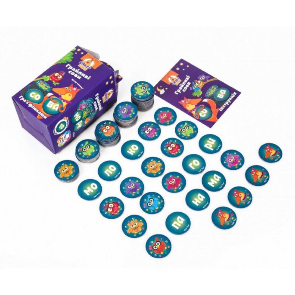 Настольная игра Vladi Toys Шальные совы. Вижу слово! (укр.) (VT8033-04) Настольная игра Vladi Toys Шальные совы. Вижу слово! (укр.) (VT8033-04)