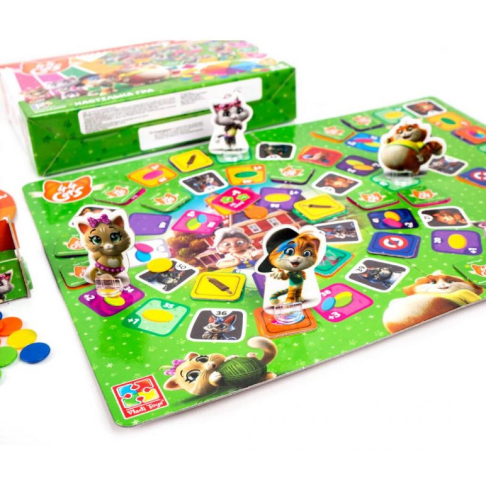 Настільна гра Vladi Toys 44 Котенка Котячі пригоди (укр) (VT8055-25) Настільна гра Vladi Toys 44 Котенка Котячі пригоди (укр) (VT8055-25)