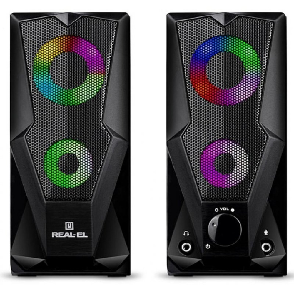 Акустическая система REAL-EL S-111 USB Black