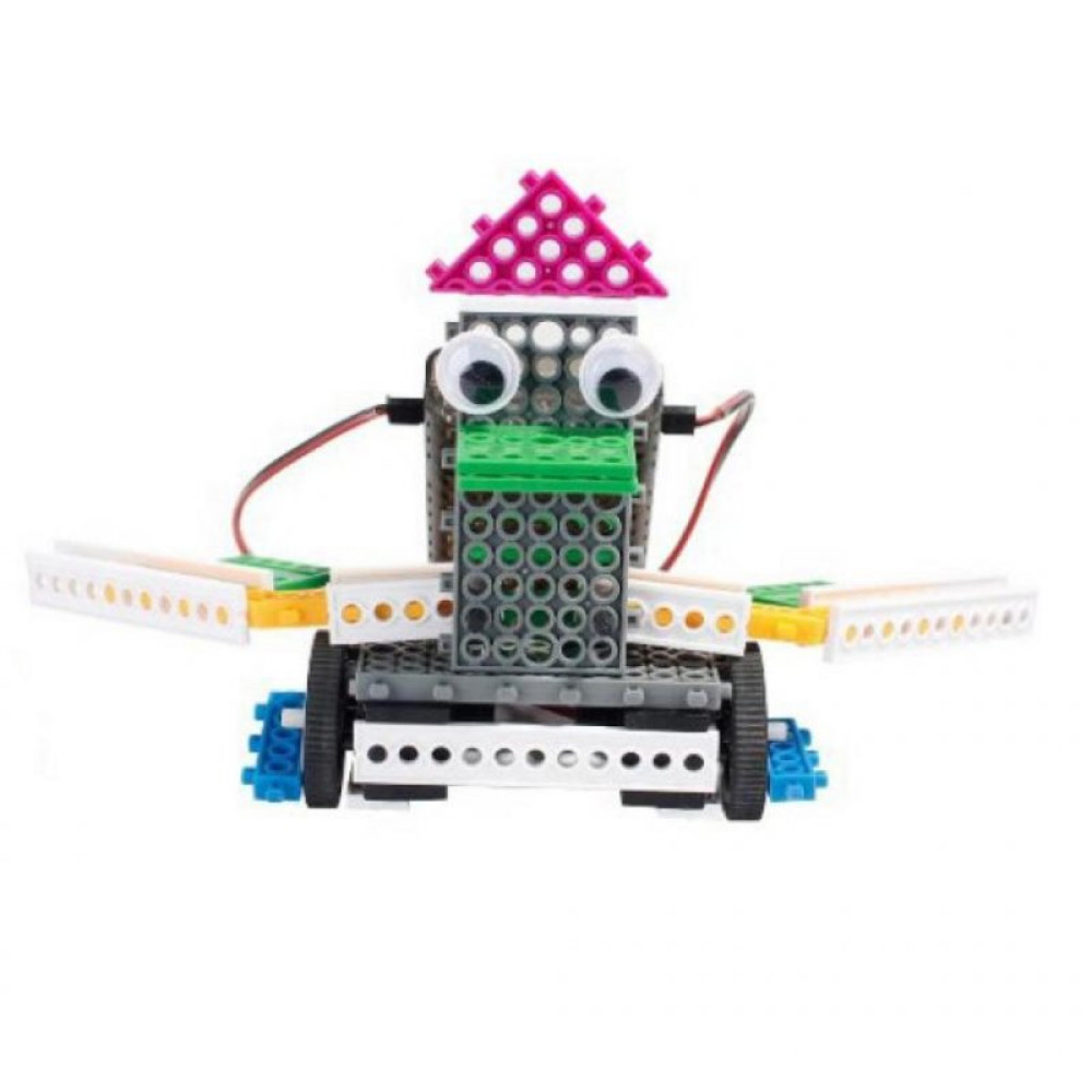 Конструктор HiQ STEM з пультом R722 4-в-1 (паровозик, машинка, лижник, робот (LYH-R722)