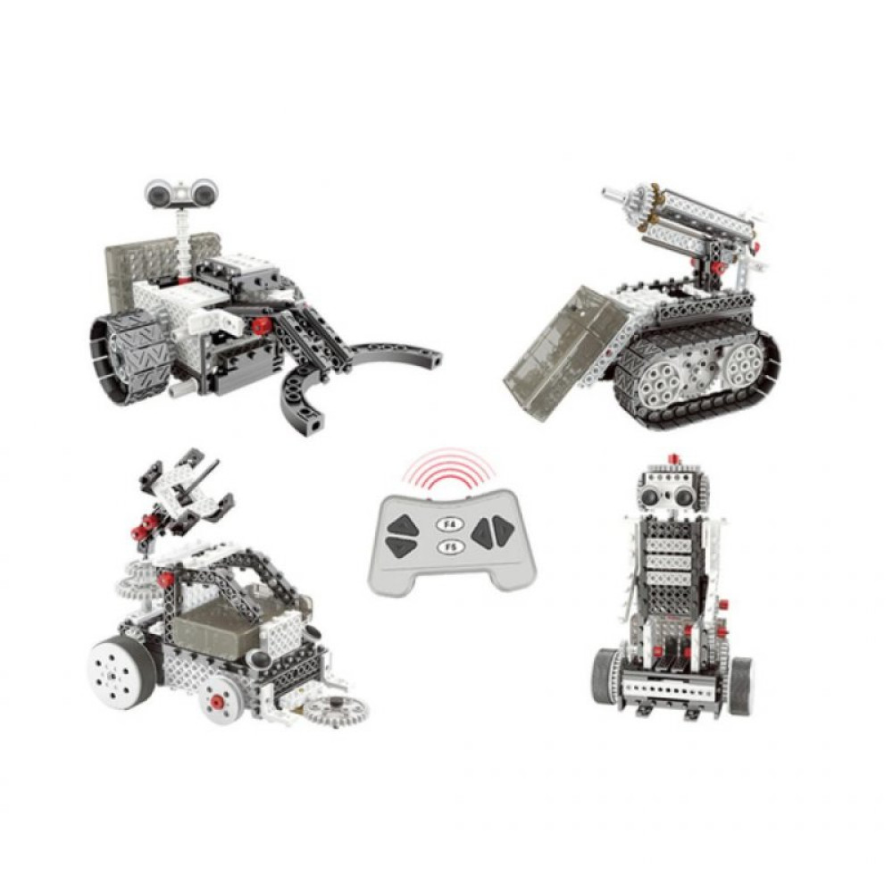 Конструктор HIQ STEM с пультом R732 4-в-1, 253 детали (луноходы) (LYH-B732)