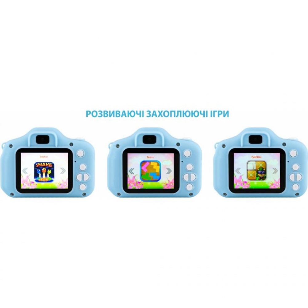 Цифровой фотоаппарат ATRIX TIKTOKER 4 DUAL CAM 20MP 1080p blue (cdfatxtt4bl)