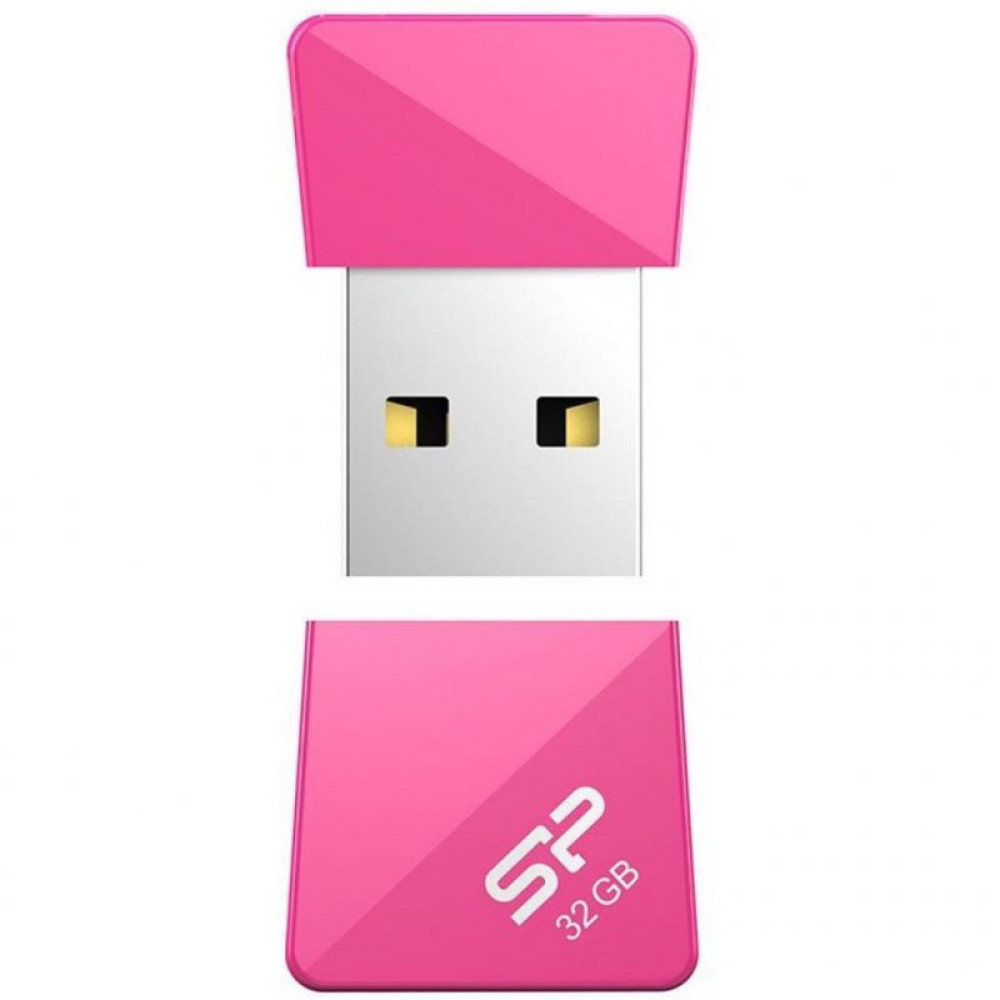 USB флеш накопичувач Silicon Power 32Gb Touch T08 Peach USB 2.0 (SP032GBUF2T08V1H)