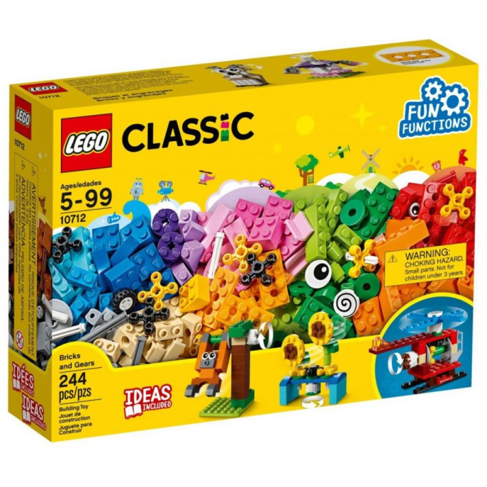 Конструктор LEGO Classic Кубики и механизмы (10712)