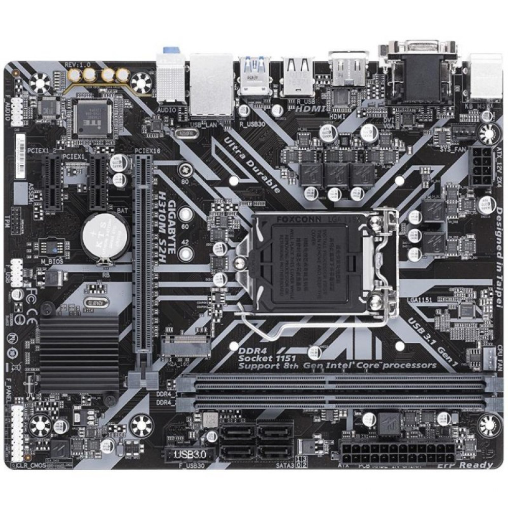 Материнская плата GIGABYTE H310M S2H