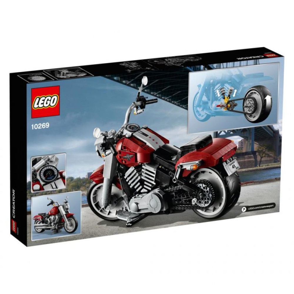 Конструктор LEGO Creator Expert Harley-Davidson Fat Boy 1023 деталі (10269)