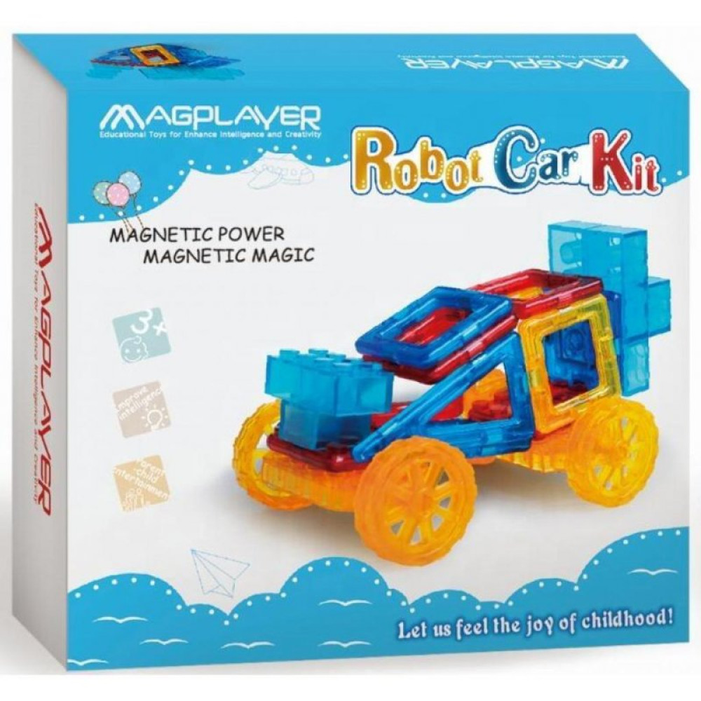 Конструктор Magplayer магнитный набор 32 эл. (MPX-32) Конструктор Magplayer магнитный набор 32 эл. (MPX-32)