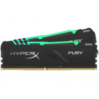 Модуль пам'яті для комп'ютера DDR4 32GB (2x16GB) 3200 MHz HyperX Fury RGB Kingston Fury (ex.HyperX) (HX432C16FB4AK2/32)