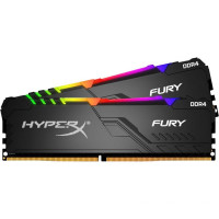 Модуль памяти для компьютера DDR4 32GB (2x16GB) 3600 MHz HyperX Fury RGB Kingston Fury (ex.HyperX) (HX436C18FB4AK2/32)
