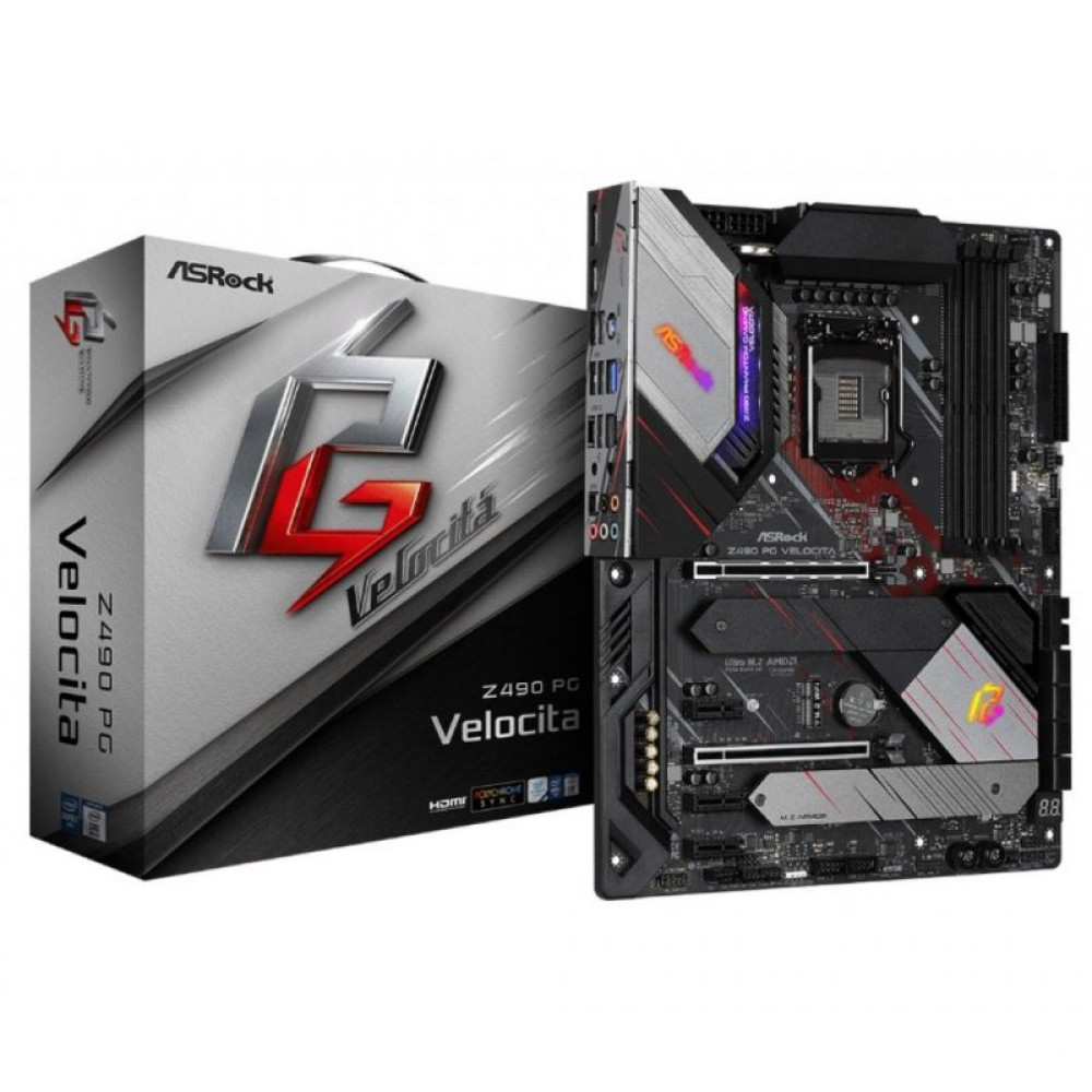 Материнская плата ASRock Z490 PG VELOCITA