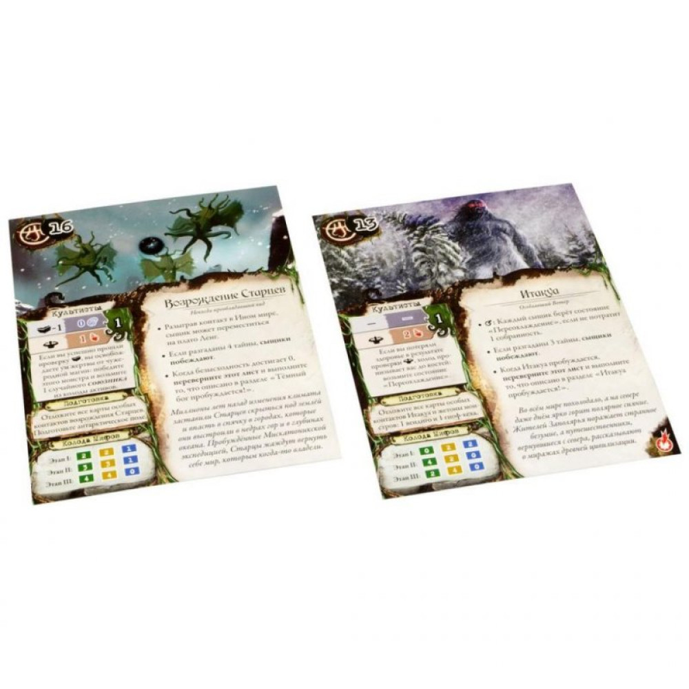 Настільна гра Hobby World Стародавній Жах: Хребти Божевілля (доповнення) (1875)