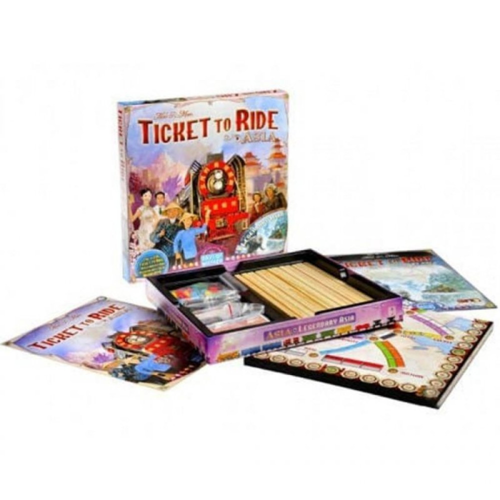 Настільна гра Hobby World Ticket to Ride: Азія (915274)