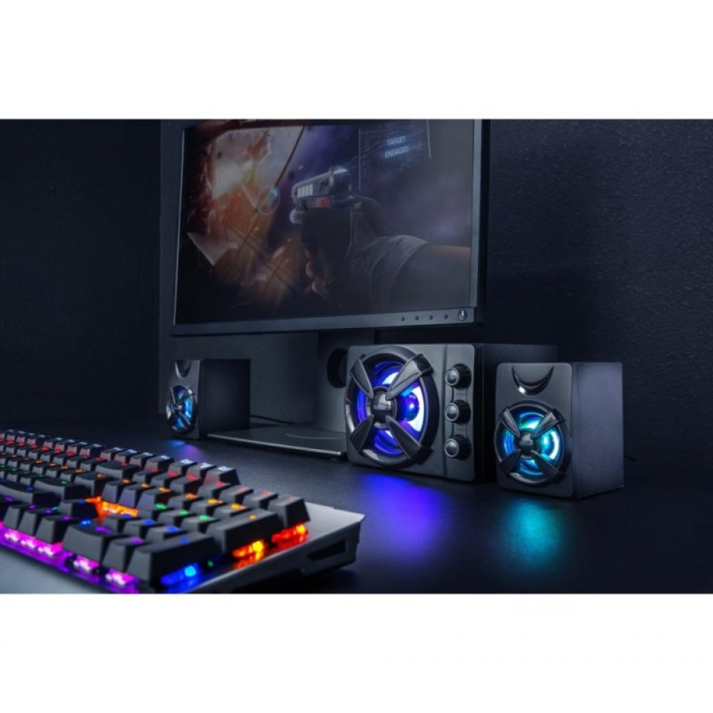 Акустическая система Trust Ziva RGB Black (23644)