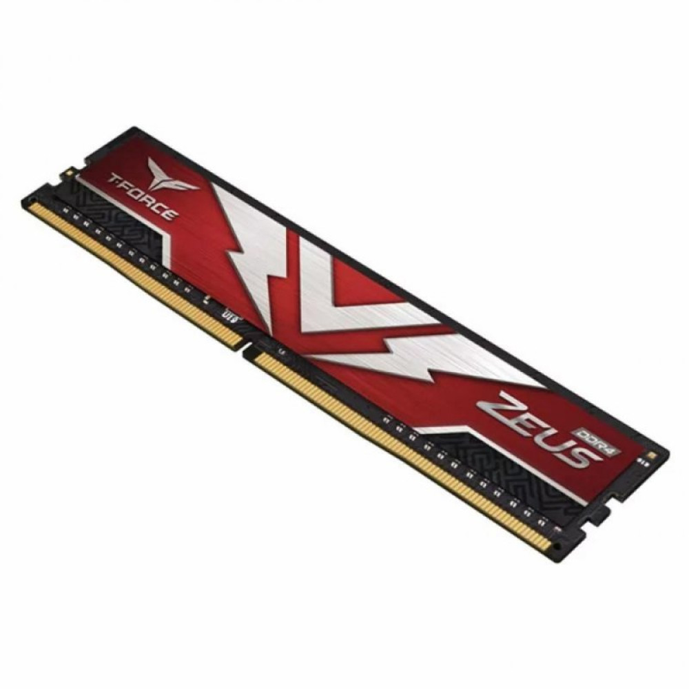 Модуль памяти для компьютера DDR4 16GB 3200 MHz T-Force Zeus Red Team (TTZD416G3200HC2001)