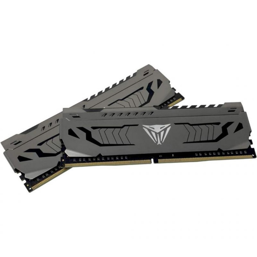 Модуль памяти для компьютера DDR4 16GB (2x8GB) 3733 MHz Viper Steel Gray Patriot (PVS416G373C7K)